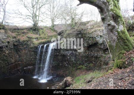 Dalcairney Falls - Scotland Stock Photo