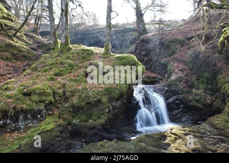 Dalcairney Falls - Scotland Stock Photo