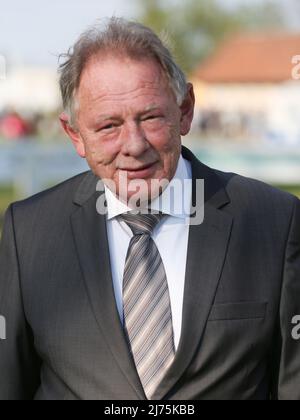 Heinz Baltus President Magdeburger Renn-Verein On April 23rd, 2022 Race Day At The Magdeburg-Herrenkrug Racecourse Stock Photo