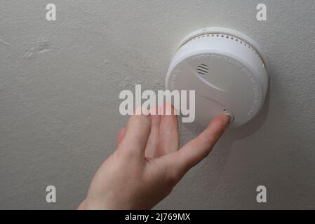 Smoke detector Stock Photo