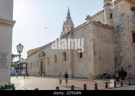 Catedral de Santa Catalina de Alejandría, Plaza de la Proclamación, Old Cartagena, Cartagena, Bolivar, Republic of Colombia Stock Photo