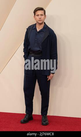 Allen Leech attends the world premiere of 'Downtown Abbey: A New Era' at Cineworld Leicester Square on April 25, 2022 in London, England. Stock Photo