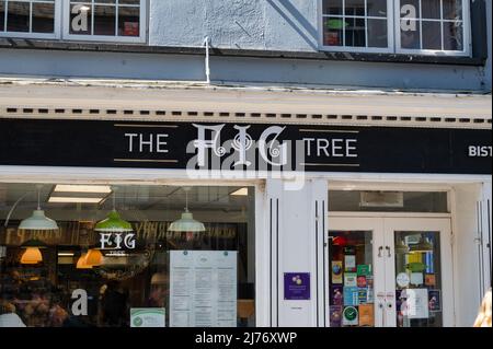Kilkenny, Ireland- April 20, 2022: The Fig Tree restaurant  in Kilkenny Ireland. Stock Photo