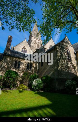 The Cathedral Church of St. Barnabas in the city of Nottingham, England, Stock Photo