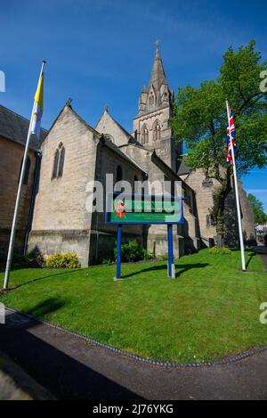 The Cathedral Church of St. Barnabas in the city of Nottingham, England, Stock Photo