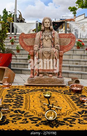 Cruz de Mayo - The Fiesta de las Cruces is a festivity that is celebrated on May 3 Stock Photo