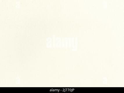 High resolution old light beige paper texture background scan with fine grain fiber and dust particles smooth uncoated aged paper for wallpapers and m Stock Photo