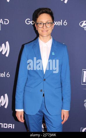 NEW YORK, NY - MAY 6: Jo Yurcaba at the 33rd Annual GLAAD Media Awards ...