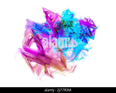 surreal futuristic digital 3d design art abstract background fractal illustration for meditation and decoration wallpaper Stock Photo