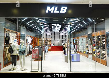 MLB clothing store seen open in Changzhou. (Photo by Sheldon