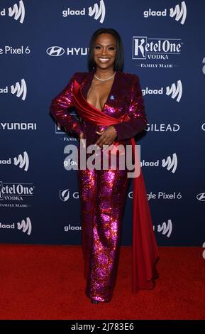 Kandi Burruss attends 33rd Annual GLAAD Media Awards at New York Hilton Midtown on May 06, 2022 in New York City. Photo: Jeremt Smith/imageSPACE/Sipa USA Stock Photo