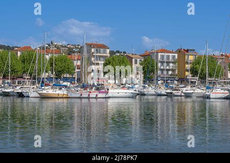 Golfe Juan Vallauris on the Cote d'Azur in the south of France Stock Photo