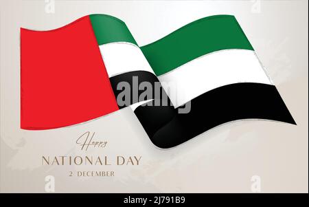 national day of the United Arab Emirates Stock Vector