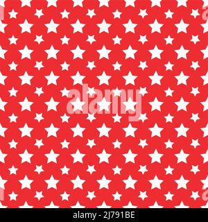 Vector Red seamless pattern. Repeating geometric Stock Vector