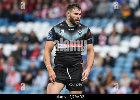 Alex Walmsley (8) of St Helens during the game in ,  on 5/7/2022. (Photo by Craig Thomas/News Images/Sipa USA) Stock Photo