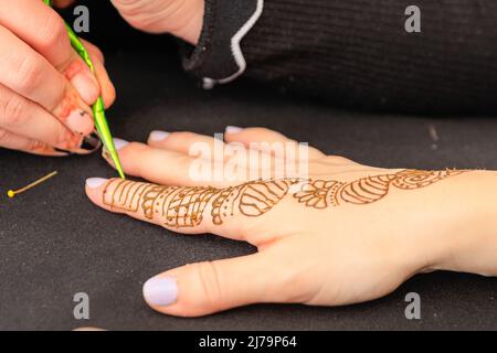 Baby Shower Mehndi Design at best price in Ahmedabad | ID: 18911129255