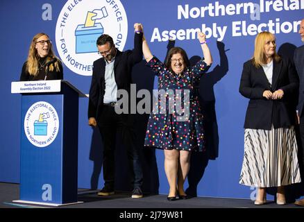 Nick Mathison Alliance Alliance Party of NI’s Nick Mathison giving his acceptance speech at ...