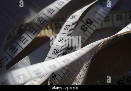 60 Inch, 150 cm, tape measure/measuring tape in a home Stock Photo - Alamy