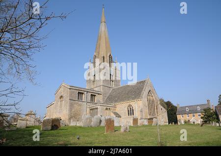 St Mary the Virgin Church, Bampton, Oxfordshire Stock Photo