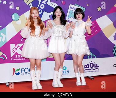 8 May 2022 - Seoul, South Korea : Hikaru from Japan, K-Pop girl group Kep1er,  arrived photo call for the 'KCON 2022 Premiere in Seoul' at CJ ENM Center  in Seoul, South