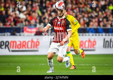 May 7, 2022, Saint-Denis, France, France: Amine GOUIRI of Nice during the French Cup Final match between OGC Nice and FC Nantes at Stade de France on May 07, 2022 in Saint-Denis near Paris, France. (Credit Image: ©  Matthieu Mirville/ZUMA Press Wire) Stock Photo