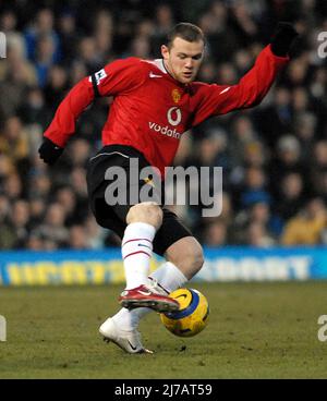 PORTSMOUTH V MAN UTD. WAYNE ROONEY PIC MIKE WALKER, 2006 Stock Photo