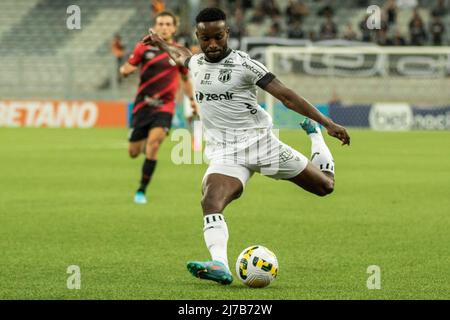 PR - Curitiba - 05/07/2022 - BRAZILIAN A 2022, ATHLETICO PR X CEARA - Mendoza player from Ceara during a match against Athletico-PR at the Arena da Baixada stadium for the Brazilian championship A 2022. Photo: Robson Mafra/AGIF/Sipa USA Stock Photo