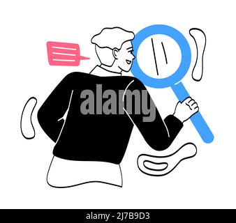 People with big items Stock Vector