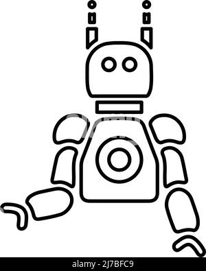 Icon for robotics, humanoid Stock Vector Image & Art - Alamy