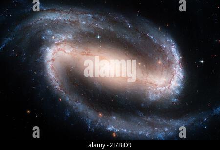Barred Spiral Galaxy NGC 1300 in the constellation of Eridani. Elements of this picture furnished by NASA Stock Photo