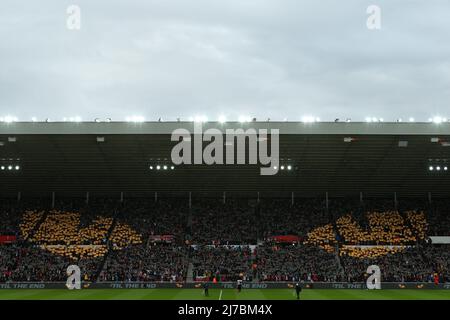 SUNDERLAND, UK. MAY 6TH   A general view before the Sky Bet League 1 Play-Off Semi Final 1st Leg between Sunderland and Sheffield Wednesday at the Stadium Of Light, Sunderland on Friday 6th May 2022. (Credit: Will Matthews | MI News) Stock Photo