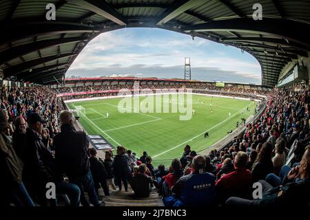 Silkeborg, Denmark. 06th, May 2022. The Jysk Park stadium seen during the 3F Superliga match between Silkeborg IF and Randers FC in Silkeborg. (Photo credit: Gonzales Photo - Morten Kjaer). Stock Photo