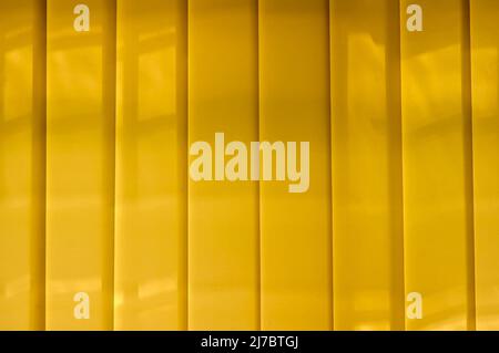 Classical yellow curtain for background and texture Stock Photo