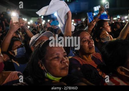 May 6, 2022, Singapore, Singapore, Singapore: Supporters of presidential candidate Senator MANNY PACQUIAO gather during a campaign rally in Cebu City, Philippines, May 6, 2022. (Credit Image: © Maverick Asio/ZUMA Press Wire) Stock Photo