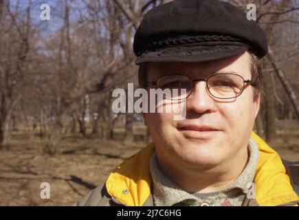 Romanian journalist, writer and literary critic I. T. Morar, approx. 2004 Stock Photo