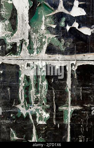 Peeling paint on wall. Stock Photo