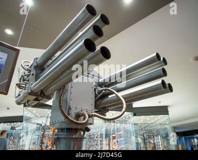 Tula, Russia - January 04, 2021: Three-barrel special pistol TKB-506 ...