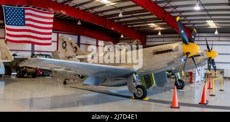 Titusville, FL - Sep 10 2021: North American F-82 Twin Mustang Stock Photo