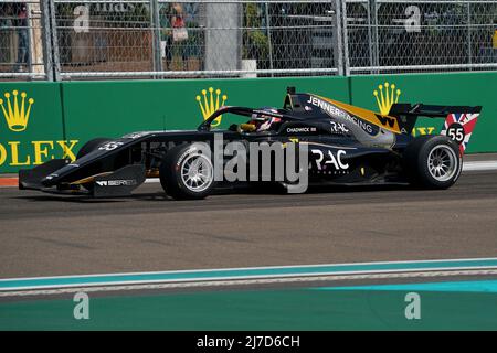 Miami Gardens, Florida, 08/05/2022, British W Series driver Jamie Chadwick in action during the second W Series race at the Formula One Grand Prix of Miami at the Miami International Autodrome in Miami Gardens, Florida on Sunday May 8, 2022.   Photo by Greg Nash/UPI Stock Photo