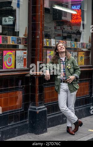 Scott Fraser Simpson british fashion designer in his studio Stock Photo