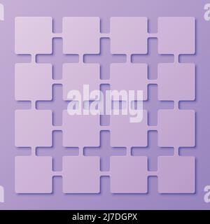 Abstract purple scheme square background Stock Vector