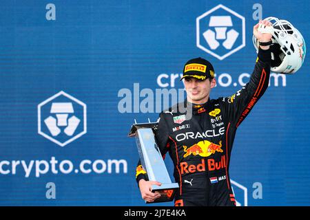 Miami, Florida, 08/05/2022, Race winner Max Verstappen (NLD) Red Bull ...