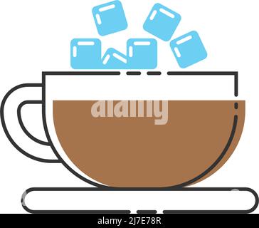 Summer drink icon logo design illustration template vector Stock Vector