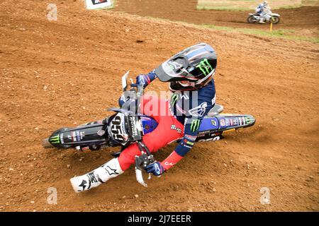 959  MAXIME RENAUX (Monster Energy Yamaha Factory MxGp Team)  during  2022 FIM MXGP/MX2 Motocross World Championship - MXGP of Italy (Maggiora), Motocross in Maggiora (NO), Italy, May 08 2022 Stock Photo