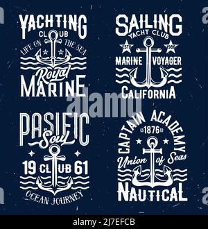 Nautical Yacht Sailing Ocean Anchor Graphic T Shirt Nautical Yacht Sailing Ocean Anchor Graphic T Shirt