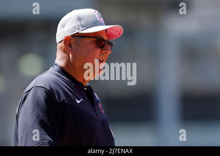 Cleveland Guardians manager Terry Francona gets introduced before a  baseball game against the Seattle Mariners, Friday, April 7, 2023, in  Cleveland. (AP Photo/Ron Schwane Stock Photo - Alamy