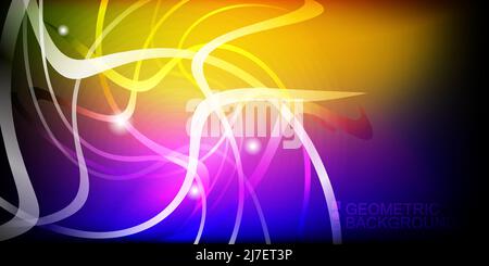 Modern colorful abstract shape geometry background Stock Vector