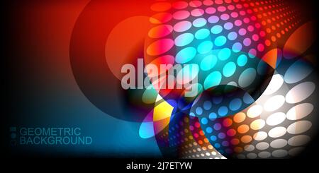 Modern colorful abstract shape geometry background Stock Vector