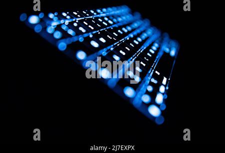 07 May 2022, Baden-Wuerttemberg, Rottweil: The keyboard of a MacBook Air. Photo: Silas Stein/dpa Stock Photo
