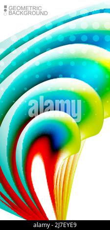 Colorful geometric vector unique pattern background Stock Vector